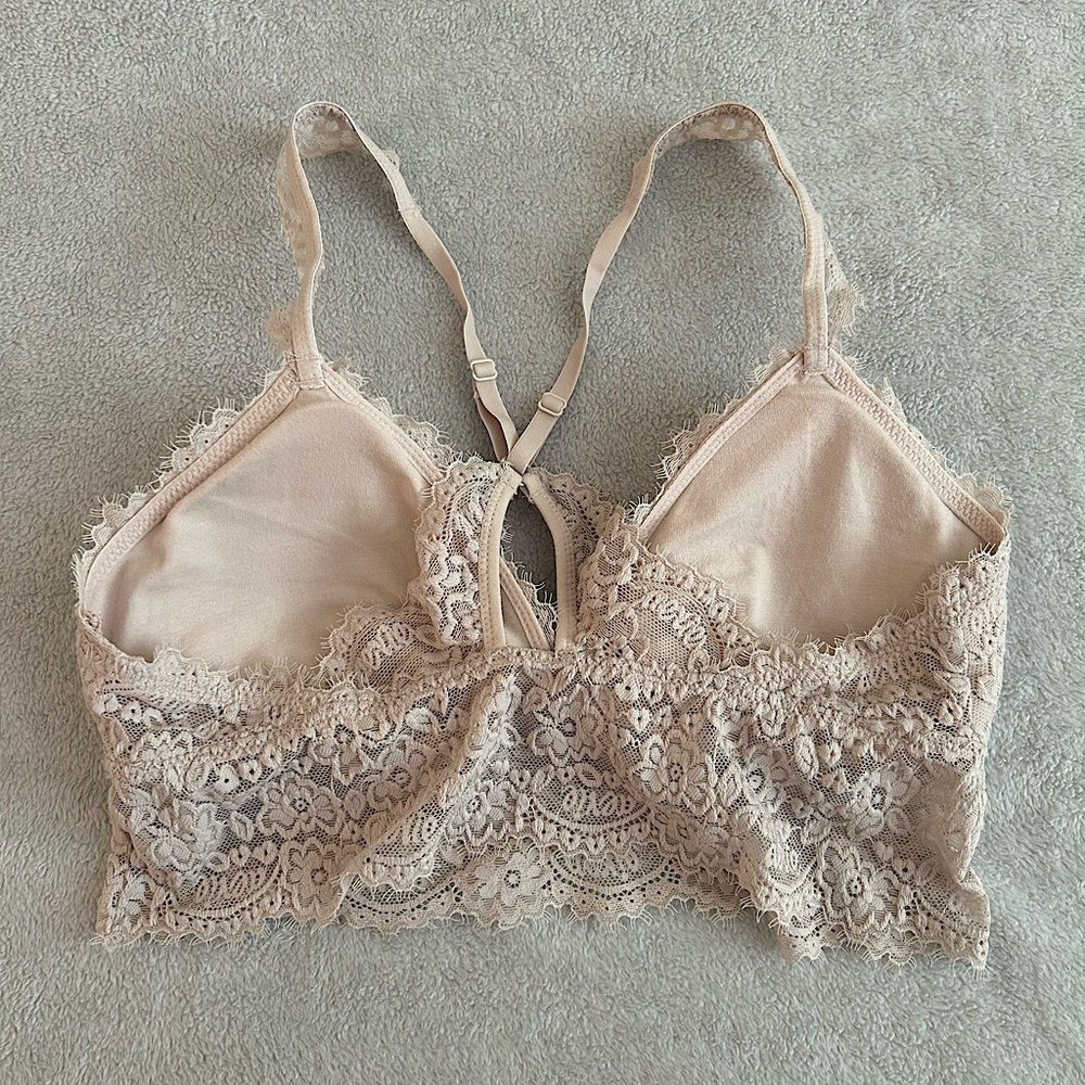 Aerie cream/beige lace bandeau - Picture 2 of 3